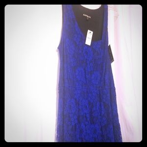 Blue lace Express dress